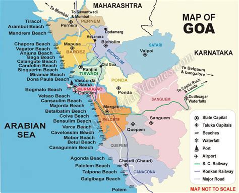 Map of Goa [Visual Guide]