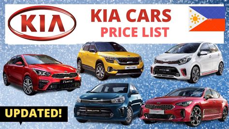 Kia Cars Price List in Philippines | Brand New and Second Hand | 2020 ...