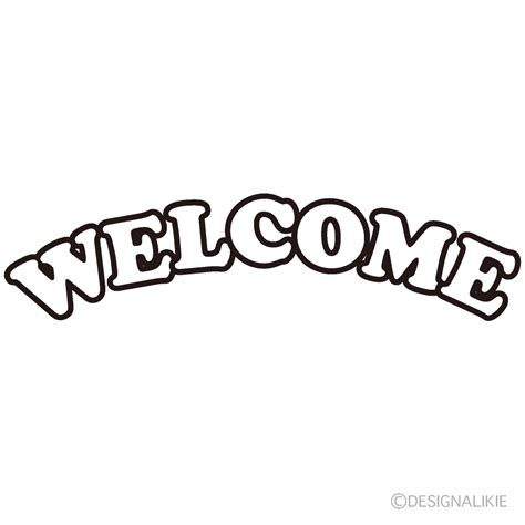 Black And White Clipart Welcome