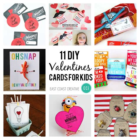 11 DIY Valentine’s Day Cards for Kids | East Coast Creative