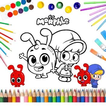 mila and morphle characters coloring pages Printable Coloring Pages ...