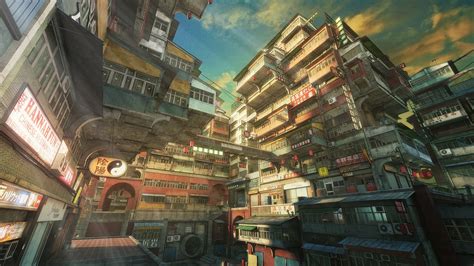 ArtStation - Kowloon Walled City