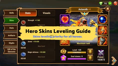 Hero Wars Mobile - Hero Skins Leveling Guide - OMG.ROCKS