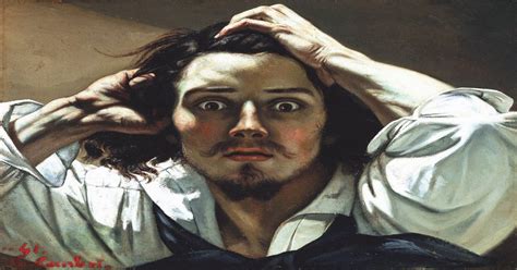 'The Desperate Man (Self-Portrait)', Gustave Courbet, Oil on Canvas ...