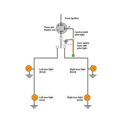 Turn Signal Flasher Relay Diagram