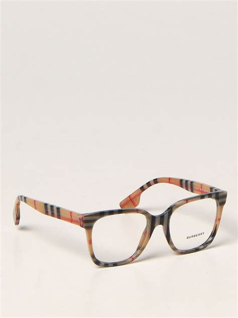 BURBERRY: eyeglasses in check acetate - Multicolor | Burberry ...