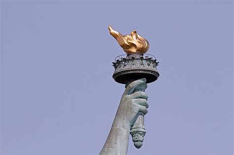 Why Did The Statue of Liberty Get A New Torch? - WorldAtlas