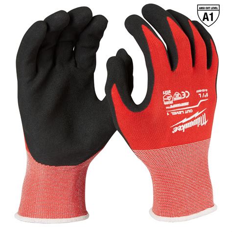 MILWAUKEE, L ( 9 ), Sandy, Work Gloves - 787UR9|48-22-8902 - Grainger