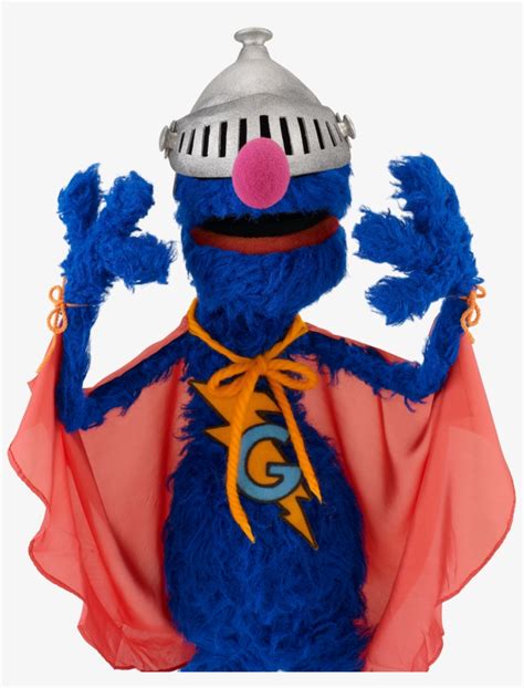 Super Grover Helmet Closed - Super Grover From Sesame Street ...