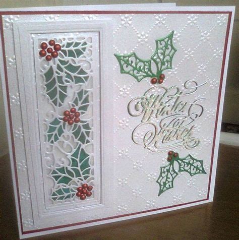 Holly Christmas card | docrafts.com | Homemade christmas cards ...