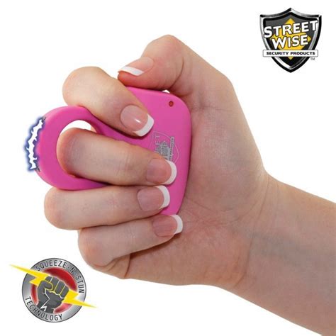 Streetwise Sting Ring Stun Gun in Pink - Best Taser for Women | DOSD