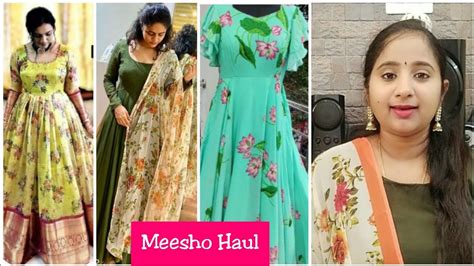 Meesho Long Gowns Haul | Boutique Style Dresses | Trending Long Gowns ...