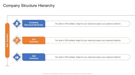 Company Structure Hierarchy In Powerpoint And Google Slides Cpb