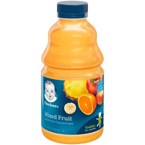 Gerber Mixed Fruit Juice 32 fl. oz. Bottle - Walmart.com