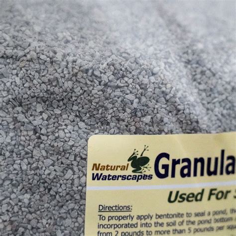 Granular Sodium Bentonite Clay for Pond Sealing 25 lbs