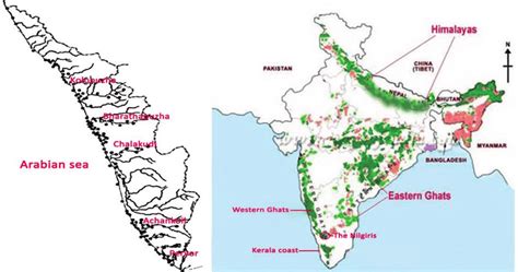 Map showing the distribution of monazite sand along the Kerala coast ...