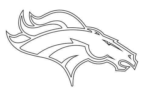 Drawing & Illustration Blue Line Denver broncos logo png svg jpeg Art ...