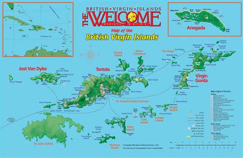 Map of The British Virgin Islands | Caribbean & Bermuda Maps ...