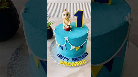 #shorts | One Year Birthday Cake | Looloo Kids Theme Cake - YouTube