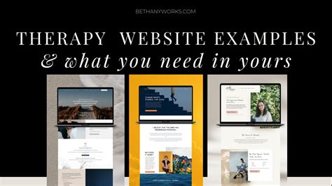 Real Therapy Website Examples and What You Need on Yours - Bethany ...