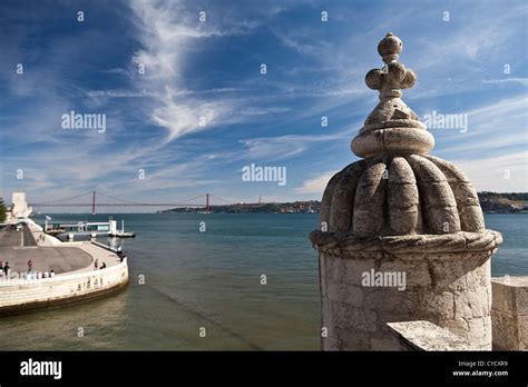 Belem Tower Details Stock Photo - Alamy