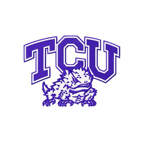 TCU Horned Frogs embroidery design INSTANT download