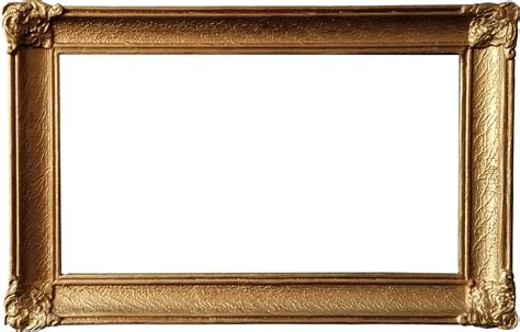 Gold Picture Frame (PNG Transparent) | OnlyGFX.com