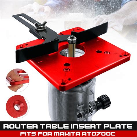 Buy RT0700C Aluminum Router Table Insert Plate 120x120mm Trimming ...