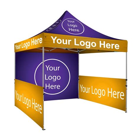 Custom 10' X 10' Canopy Commercial Tent, Logo Printed Craft Fair Tent ...