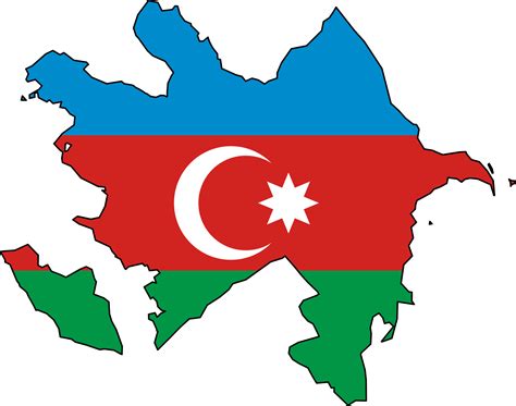 Azerbaijan Flag Map | Harita, Bayrak, Resim