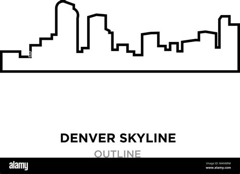 Outline Denver Skyline Silhouette Download 189 skyline silhouette ...