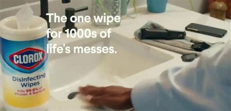 Clorox Disinfecting Wipes One Wipe for 1000s of Life's Messes TV ...