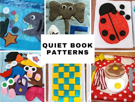 Free Quiet Book Patterns ⋆ Hello Sewing