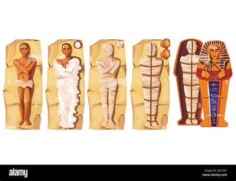 Egyptian burial custom Stock Vector Images - Alamy