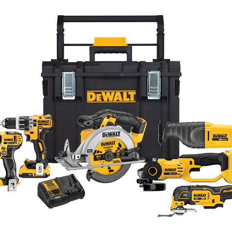 20V MAX* Cordless 7-Tool Combo Kit w/ ToughSystem® Case - DCKTS780D2M1 ...