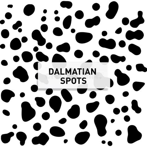 Free Dalmatian Spots Stencil Printable - Printable Templates