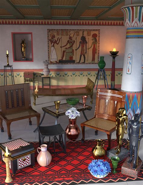 Ancient Egyptian Furniture | Daz 3D