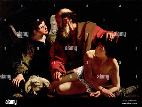 Sacrifice of Isaac circa 1603. 1082 Sacrifice of Isaac-Caravaggio (c ...