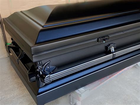 Custom Black Casket Custom Casket - Sky Caskets