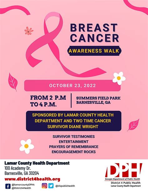 Breast cancer walk set for Oct. 23 - Barnesville.com