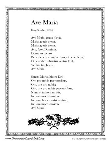 Lyrics Ave Maria Latin Translation - dagorcontent