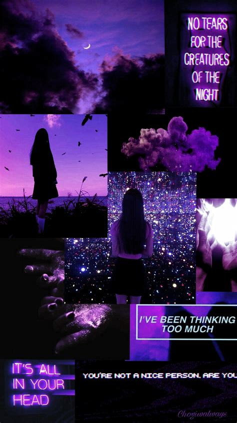 Dark Purple Aesthetic Wallpaper Hd - Draw-site