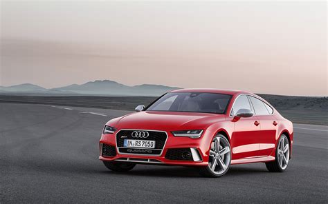 car, Audi, Audi RS7, German Cars, Red Cars, Saloon Cars Wallpapers HD ...