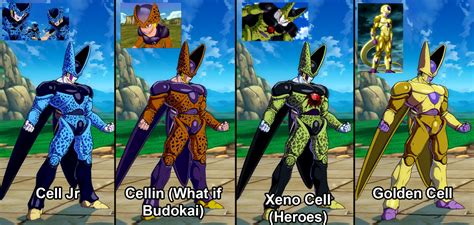 (REUPLOAD) Cell ReSkin Color 1-16 [Dragon Ball FighterZ] [Mods]