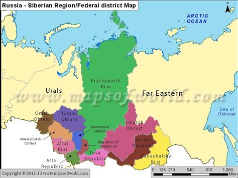 Blank Political Map Of Russia And The Republics