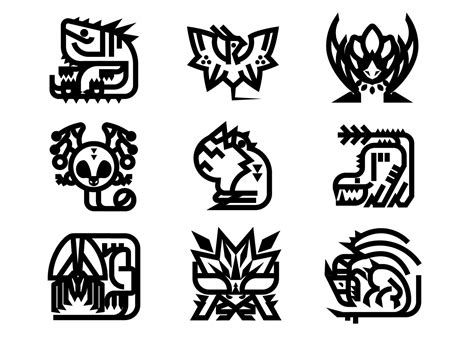 Monster Hunter Icons by Juan Felipe on Dribbble