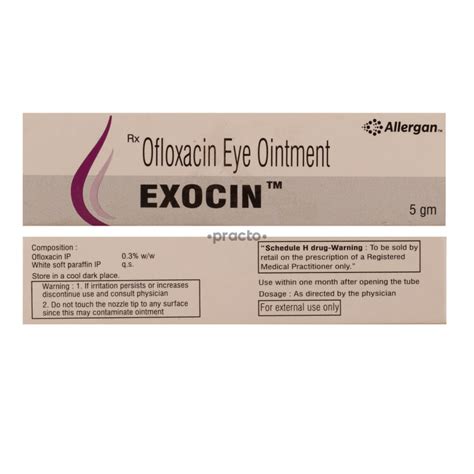 Exocin 0.3% Ointment - Uses, Dosage, Side Effects, Price, Composition ...