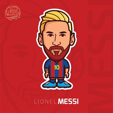 Lionel Messi HD Messi soccer drawing football draw cartoon barcelona ...