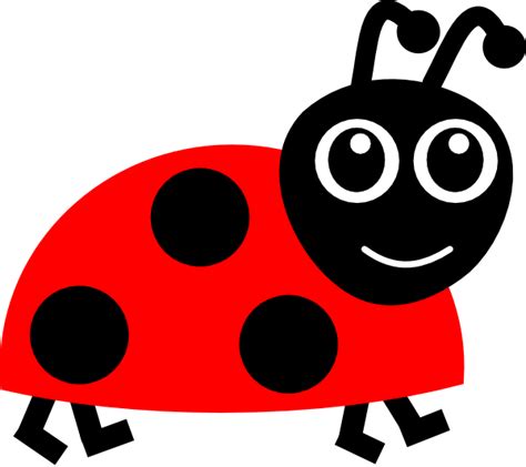 Red Ladybug Clip Art at Clker.com - vector clip art online, royalty ...