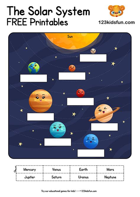 Planet Activities And Worksheets